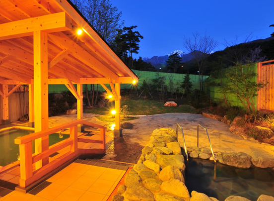 安曇野蝶ヶ岳温泉 ほりでーゆ～四季の郷